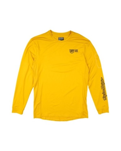 Troy Lee Designs Youth Ruckus Long Sleeve Ride Tee - Eyez safran