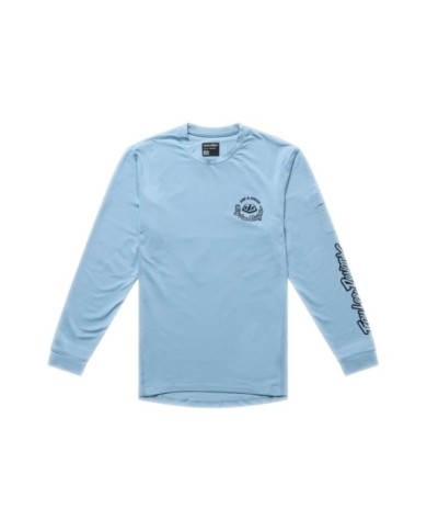Troy Lee Designs Youth Ruckus Ride Long Sleeve Tee - Carbs blue