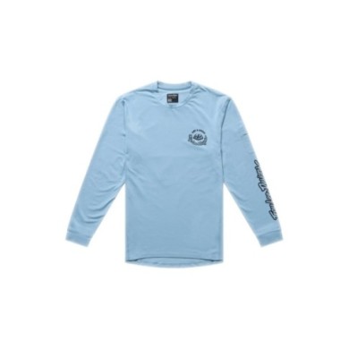 Troy Lee Designs Youth Ruckus Ride Long Sleeve Tee - Carbs blue