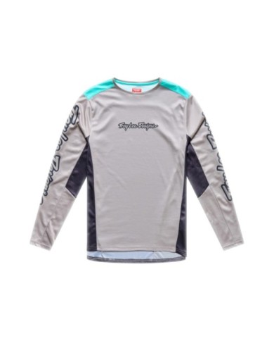 Troy Lee Designs Maglia a maniche lunghe Stage - Signature beige