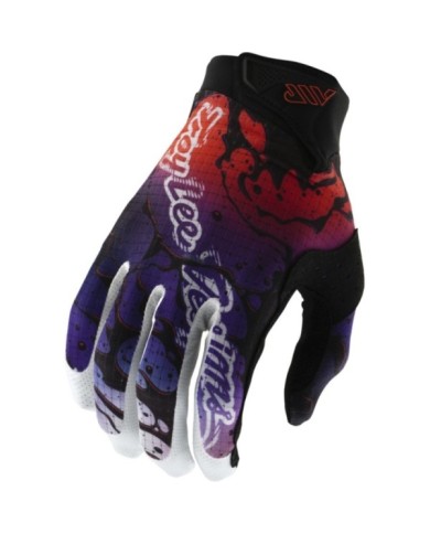 Troy Lee Designs Youth Air Glove - Drip noir-violet