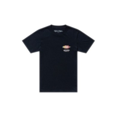 Troy Lee Designs Jugend-T-Shirt mit kurzen Ärmeln – Feathers schwarz