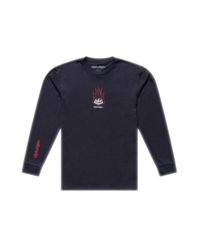 Troy Lee Designs Langarm-T-Shirt – Flame2 grau