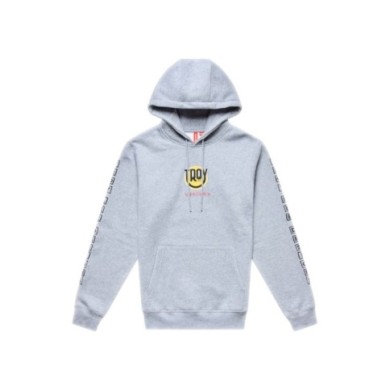 Troy Lee Designs Felpa con cappuccio - Happy Dayz grigio