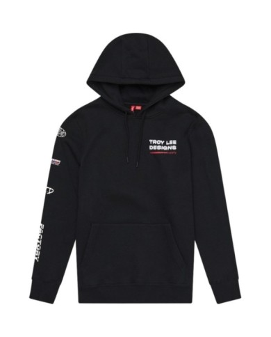 Troy Lee Designs Pullover Hoodie - Factory noir