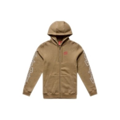 Troy Lee Designs Pullover Hoodie - Signature brown