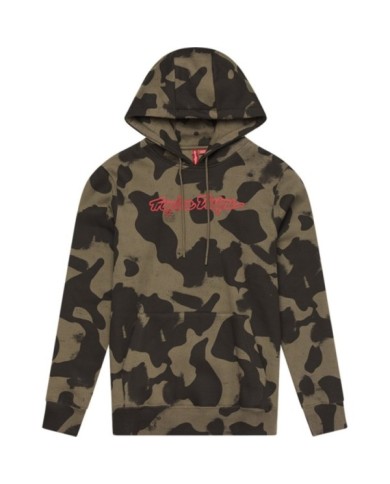 Troy Lee Designs Pullover Hoodie - Signature olive camo