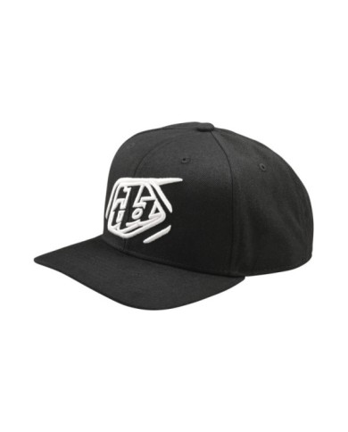 Troy Lee Designs Cappellino Curved Snapback - Distintivo nero
