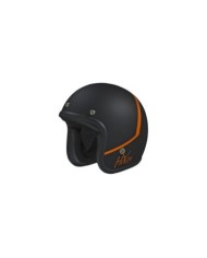 iXS Casque Jet iXS89 2.0 noir mat-orange