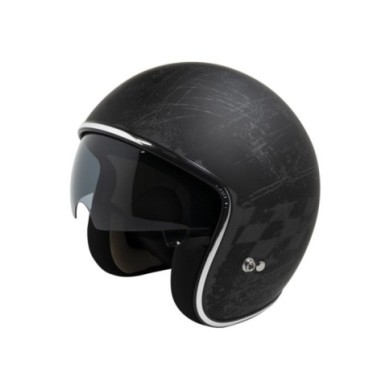 casco iXS Jet iXS77 2,5 mat nero-grigio