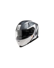 casco integrale iXS Rapid 2.0 Graphic bianco-grigio opaco