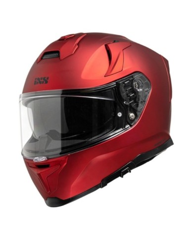 casco integrale iXS Rapid 2.0 Chalky rosso metallizzato opaco