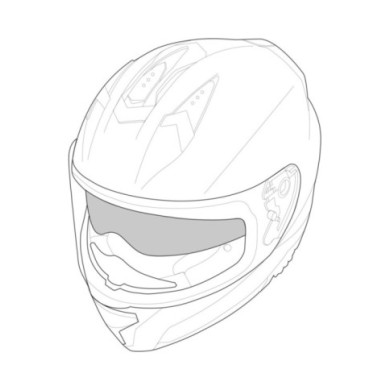 iXS Rapid 1.0 FF Helm Sonnenblende innen