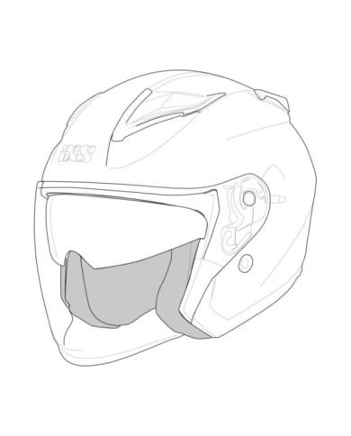 iXS Rapid 1.0 OF doublure de casque noir