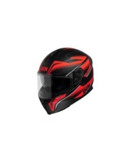 casco integrale iXS iXS1100 2.3 nero opaco-rosso