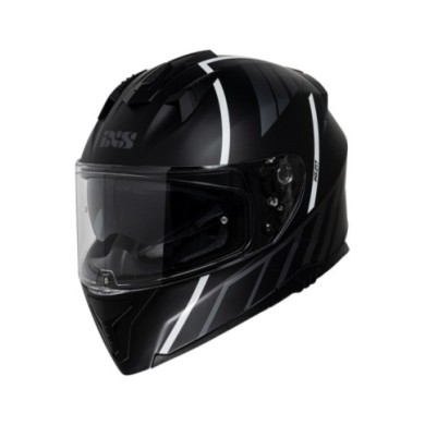 casco integrale iXS iXS217 2.0 nero opaco-bianco