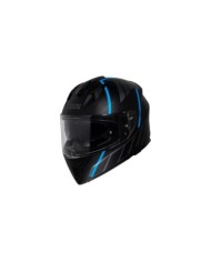 casco integrale iXS iXS217 2.0 nero opaco/azzurro