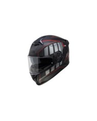 iXS iXS422 FG 2.1 casco integrale opaco nero-rosso