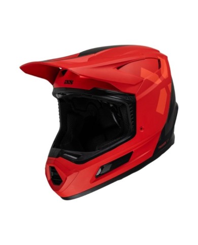 casco integrale iXS Trigger MX 1.0 Graphic MIPS rosso-nero opaco