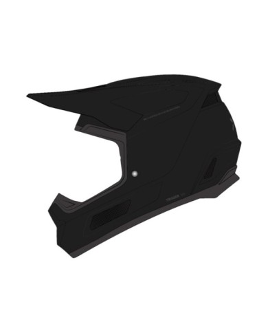 iXS Trigger MX 1.0 Chalky MIPS casque intégral noir métallique
