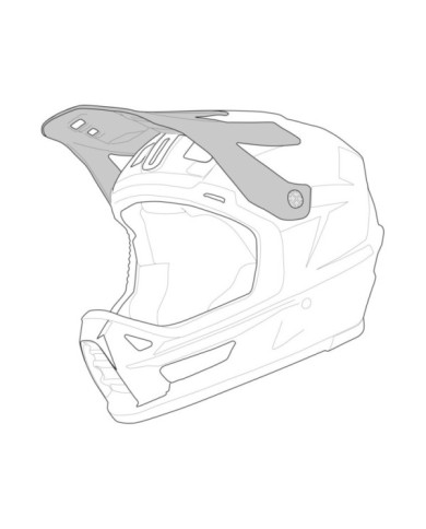 iXS Trigger MX 1.0 Graphic MIPS Helmdach matt rot-schwarz