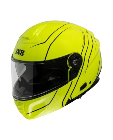 iXS Casque modulable iXS460 FG 2.0 jaune fluo-noir
