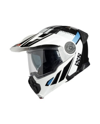casco aperto iXS Venture 1.0 nero-bianco-antracite