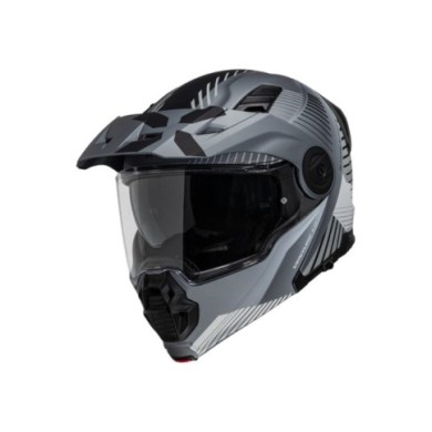 casco modulare iXS Venture 1.0 grigio opaco-antracite