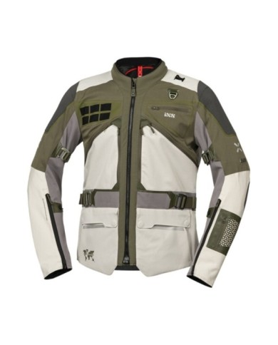giacca iXS Venture-Air 1.0 grigio chiaro-oliva