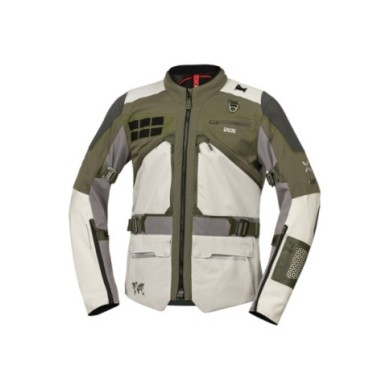 giacca iXS Venture-Air 1.0 grigio chiaro-oliva
