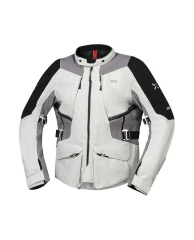 iXS Tourster-STX 1.0 Laminatjacke hellgrau-grau