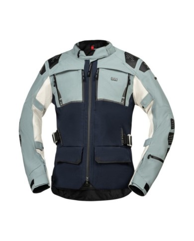 iXS Tourster-STX 2.0 Laminatjacke dunkelblau-blau grau-cool