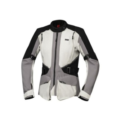giacca laminata iXS Tourster-STX 1.0 da donna grigio chiaro