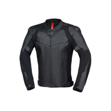 giacca in pelle nera iXS Ace 1.0
