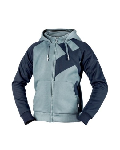 felpa con cappuccio iXS Rapid 1.0 blu scuro-grigio blu