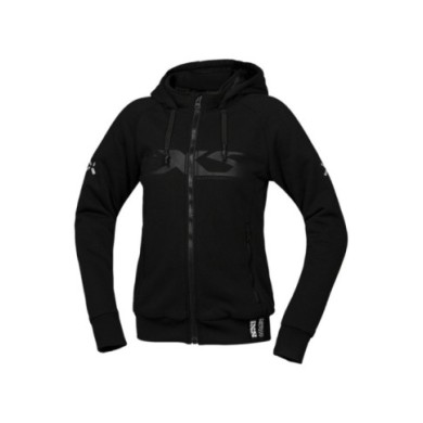 felpa con cappuccio iXS iXS Rapid 1.0 WMS nero