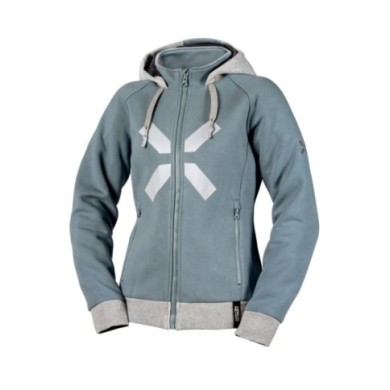 iXS iXS Rapid 1.0 WMS felpa con cappuccio blu-grigio freddo