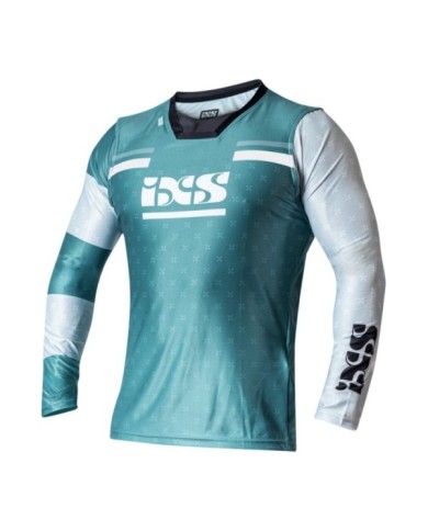 maglia iXS Trigger-MX 1.0 verde menta-bianco
