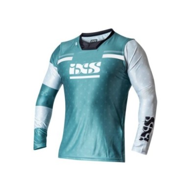 maglia iXS Trigger-MX 1.0 verde menta-bianco