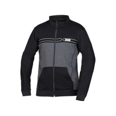 iXS Zip Jacke iXS-Team schwarz-grau