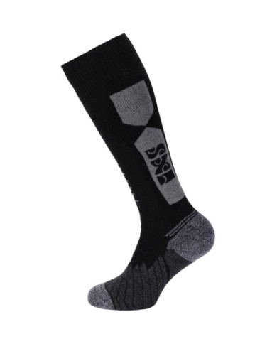 iXS Chaussettes iXS 365 long noir-gris 45