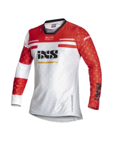 iXS MX Jersey Tracer 1.0 blanc-rouge