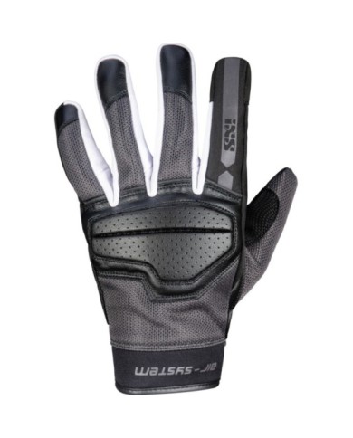 iXS Classic Gant Evo-Air noir-gris foncé-blanc