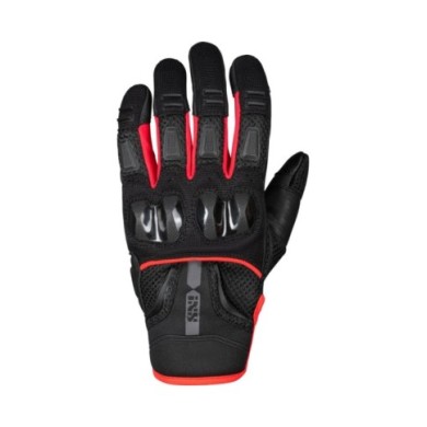 guanti iXS Tour Matador-Air 2.0 nero-rosso fluorescente