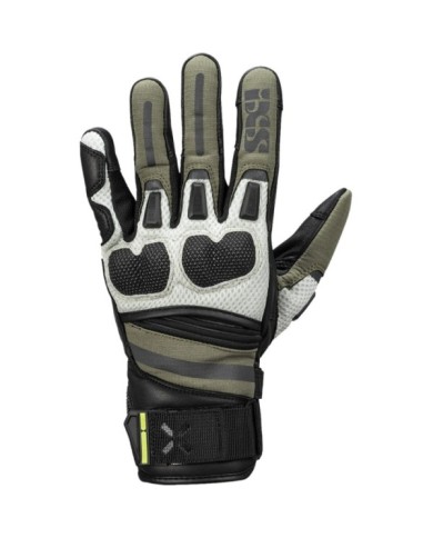 iXS Gants Tour Montevideo-Air 2.0 noir-olive-gris clair