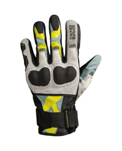 guanti iXS Venture-Air 1.0 donna nero-blu-grigio-giallo lime