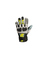 iXS Women's Venture-Air 1.0 gants noir-bleu gris-lime yellow