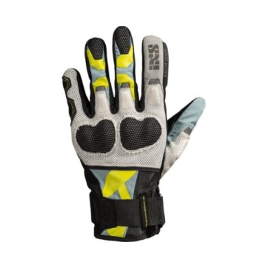 guanti iXS Venture-Air 1.0 donna nero-blu-grigio-giallo lime