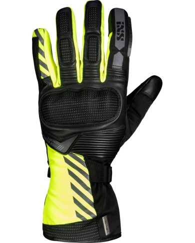 guanto iXS Tour Glasgow-ST 2.0 nero-giallo neon