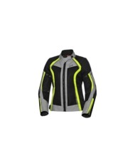 iXS Sport Giacca Andorra-Air donna nero-grigio-giallo